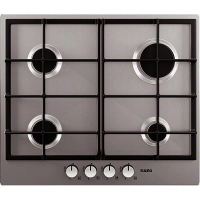 AEG Competence HG654320NM 60cm 4 Burner Gas Hob in Stainless Steel